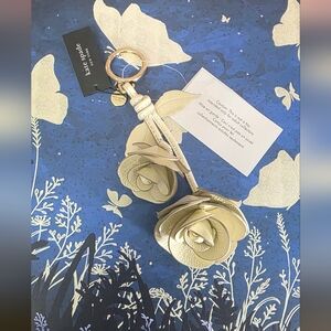 Kate Spade : Cashew MIL ,Floral Key / bag charm
